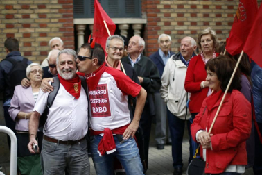 Participantes en la concentración del sábado 3 de junio en Pamplona.