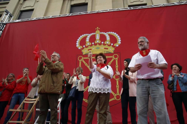Participantes en la concentración del sábado 3 de junio en Pamplona.