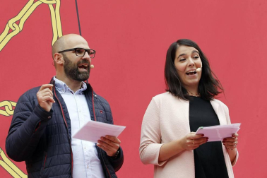 Participantes en la concentración del sábado 3 de junio en Pamplona.