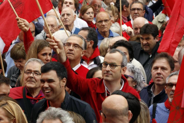 Participantes en la concentración del sábado 3 de junio en Pamplona.