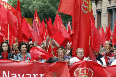 Participantes en la concentración del sábado 3 de junio en Pamplona.
