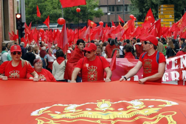 Participantes en la concentración del sábado 3 de junio en Pamplona.
