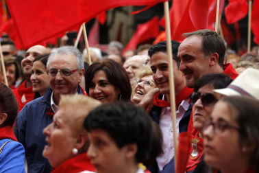 Participantes en la concentración del sábado 3 de junio en Pamplona.