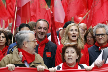 Participantes en la concentración del sábado 3 de junio en Pamplona.
