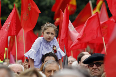 Participantes en la concentración del sábado 3 de junio en Pamplona.