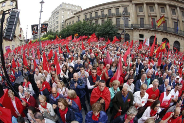 Participantes en la concentración del sábado 3 de junio en Pamplona.