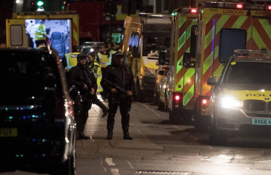 Otras treinta personas han resultado heridas en dos ataques, perpetrados en el puente de Londres y el mercado de Borough