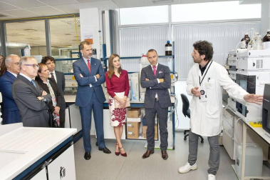 Los Reyes presiden este martes al acto de conmemoración del 25º aniversario de la designación del Centro Nacional de Tecnología y Seguridad Alimentaria (CNTA) - Laboratorio del Ebro como centro tecnológico de carácter nacional.