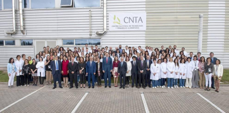 Los Reyes presiden este martes al acto de conmemoración del 25º aniversario de la designación del Centro Nacional de Tecnología y Seguridad Alimentaria (CNTA) - Laboratorio del Ebro como centro tecnológico de carácter nacional.