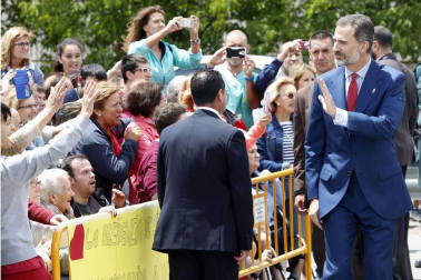 Los Reyes presiden este martes al acto de conmemoración del 25º aniversario de la designación del Centro Nacional de Tecnología y Seguridad Alimentaria (CNTA) - Laboratorio del Ebro como centro tecnológico de carácter nacional.