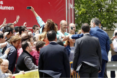 Los Reyes presiden este martes al acto de conmemoración del 25º aniversario de la designación del Centro Nacional de Tecnología y Seguridad Alimentaria (CNTA) - Laboratorio del Ebro como centro tecnológico de carácter nacional.