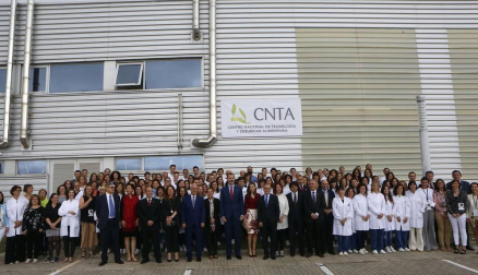 Los Reyes presiden este martes al acto de conmemoración del 25º aniversario de la designación del Centro Nacional de Tecnología y Seguridad Alimentaria (CNTA) - Laboratorio del Ebro como centro tecnológico de carácter nacional.