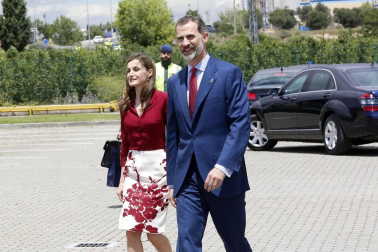 Los Reyes presiden este martes al acto de conmemoración del 25º aniversario de la designación del Centro Nacional de Tecnología y Seguridad Alimentaria (CNTA) - Laboratorio del Ebro como centro tecnológico de carácter nacional.