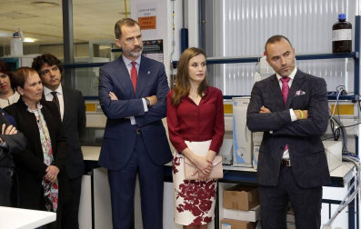 Los Reyes presiden este martes al acto de conmemoración del 25º aniversario de la designación del Centro Nacional de Tecnología y Seguridad Alimentaria (CNTA) - Laboratorio del Ebro como centro tecnológico de carácter nacional.