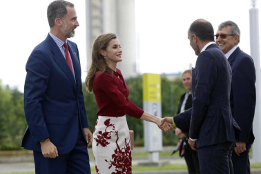 Los Reyes presiden este martes al acto de conmemoración del 25º aniversario de la designación del Centro Nacional de Tecnología y Seguridad Alimentaria (CNTA) - Laboratorio del Ebro como centro tecnológico de carácter nacional.