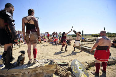 Imágenes de las actividades de las jornadas romanas en Santacara 2017