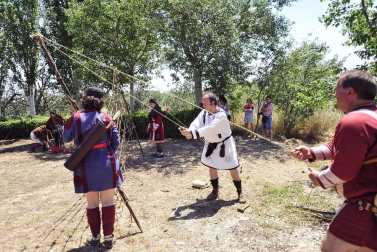 Imágenes de las actividades de las jornadas romanas en Santacara 2017