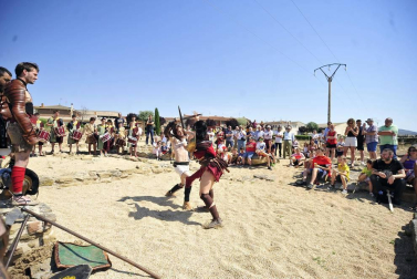 Imágenes de las actividades de las jornadas romanas en Santacara 2017
