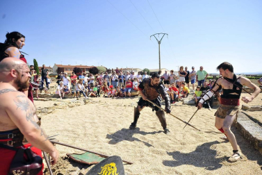 Imágenes de las actividades de las jornadas romanas en Santacara 2017