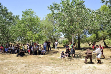 Imágenes de las actividades de las jornadas romanas en Santacara 2017