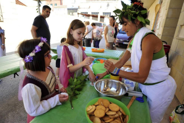 Imágenes de las actividades de las jornadas romanas en Santacara 2017