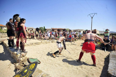 Imágenes de las actividades de las jornadas romanas en Santacara 2017