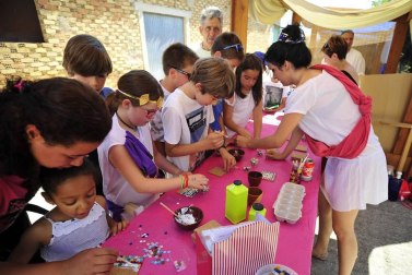 Imágenes de las actividades de las jornadas romanas en Santacara 2017