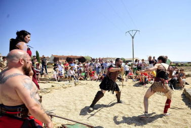 Imágenes de las actividades de las jornadas romanas en Santacara 2017