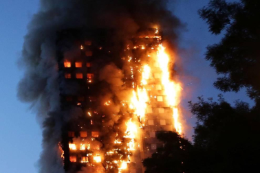 Incendio de la Torre Grenfell, en Londres
