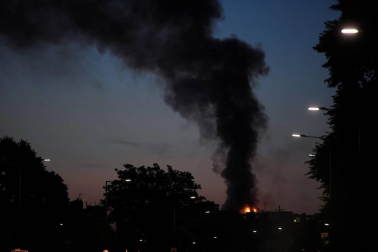 Incendio de la Torre Grenfell, en Londres.