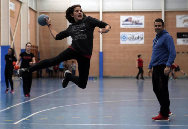 Imágenes de los chavales que forman parte del Club Deportivo Erreka