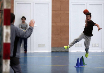 Imágenes de los chavales que forman parte del Club Deportivo Erreka