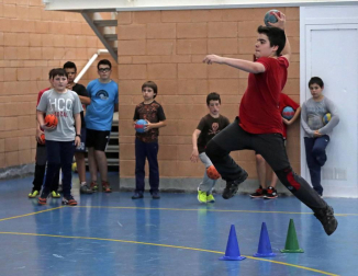 Imágenes de los chavales que forman parte del Club Deportivo Erreka
