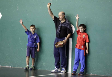 Imágenes de los chavales que forman parte del Club Deportivo Erreka