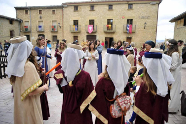 Imágenes de las fiestas medievales en Artajona 2017