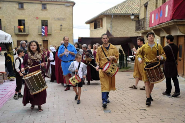 Imágenes de las fiestas medievales en Artajona 2017