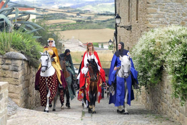 Imágenes de las fiestas medievales en Artajona 2017