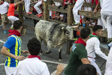 Imágenes exclusivas del primer encierro de 2017 de los fotógrafos de Diario de Navarra.