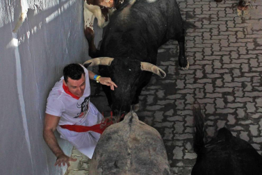 Imágenes exclusivas del primer encierro de 2017 de los fotógrafos de Diario de Navarra.