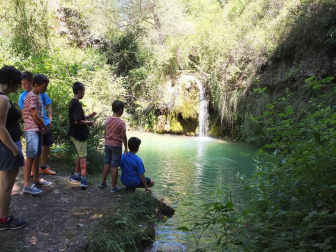 Fotos de la excursión al pozo de las hiedras en Aibar (Navarra).