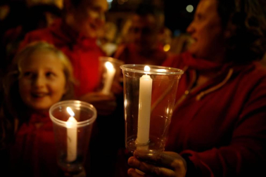 Imágenes del Pobre de mí de San Fermín 2017