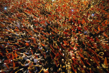 Imágenes del Pobre de mí de San Fermín 2017