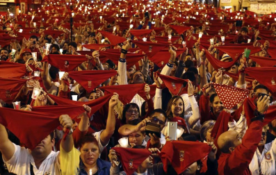 Imágenes del Pobre de mí de San Fermín 2017