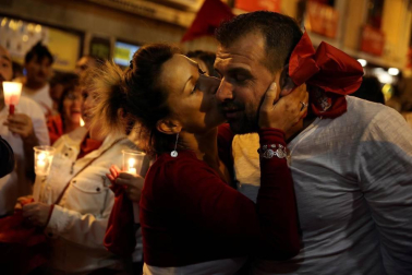 Imágenes del Pobre de mí de San Fermín 2017