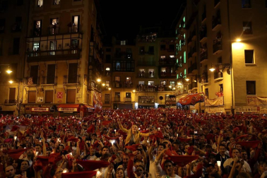 Imágenes del Pobre de mí de San Fermín 2017