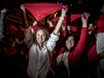 Imágenes del Pobre de mí de San Fermín 2017