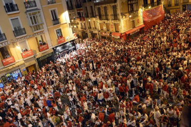Imágenes del Pobre de mí de San Fermín 2017