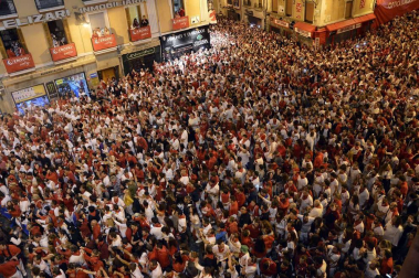 Imágenes del Pobre de mí de San Fermín 2017
