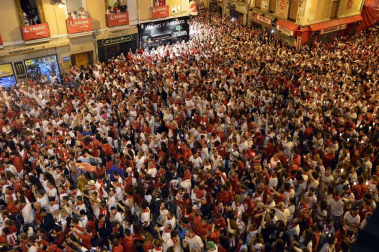 Imágenes del Pobre de mí de San Fermín 2017