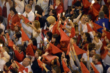 Imágenes del Pobre de mí de San Fermín 2017